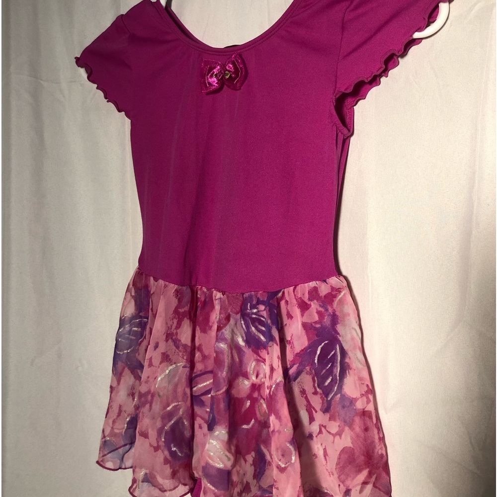 🔥 Jacques Moret Girls ballet/dance/gymnastics bodysuit Size 8/10 🔥